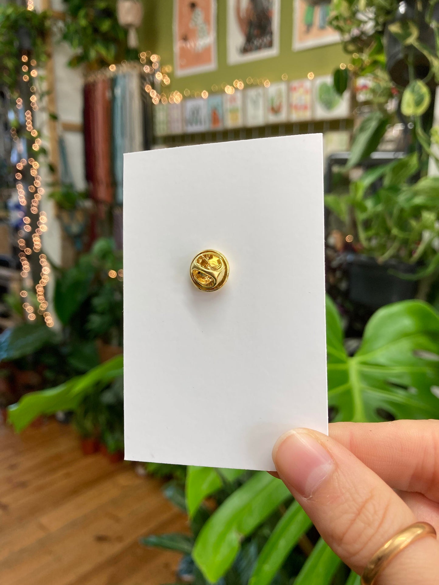 Monstera Enamel Pin