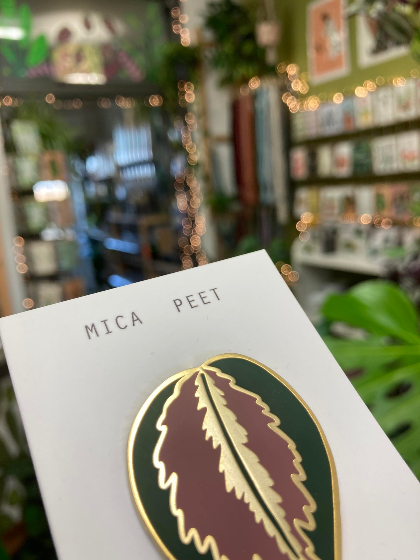 Calathea Enamel Pin