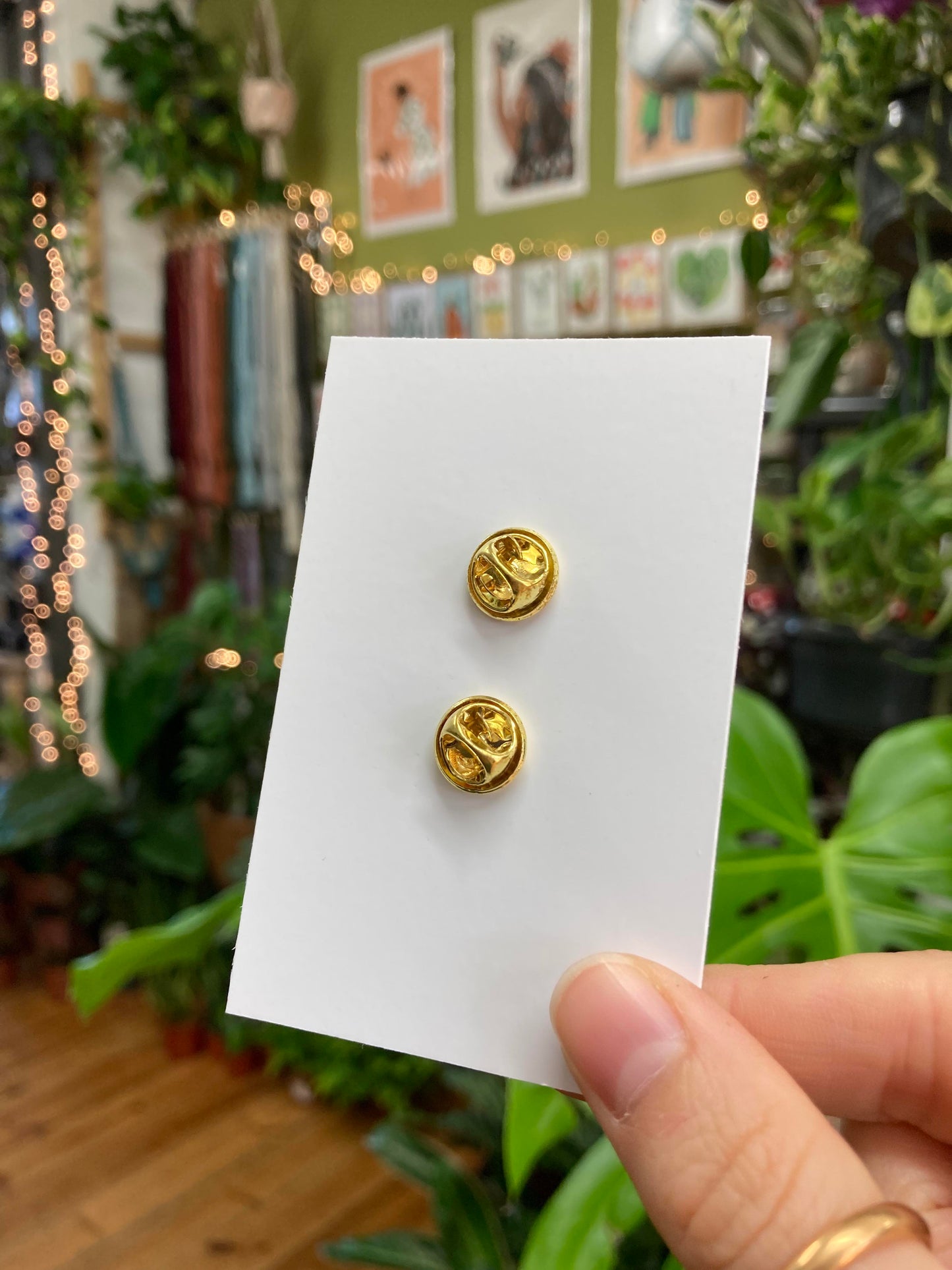Anthurium Clarinervium Enamel Pin