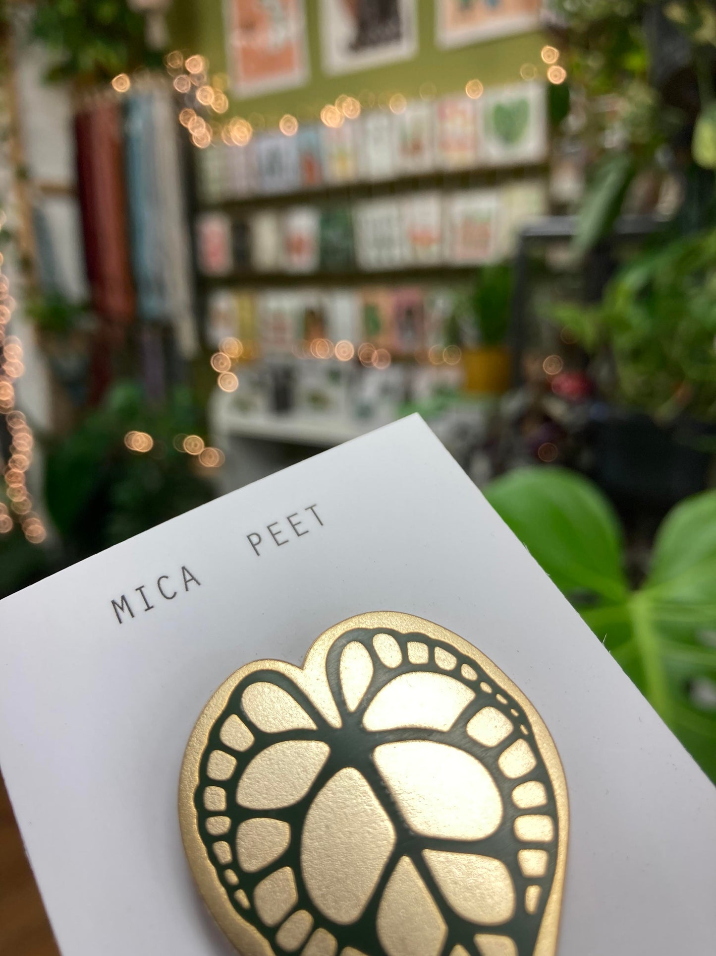 Anthurium Clarinervium Enamel Pin