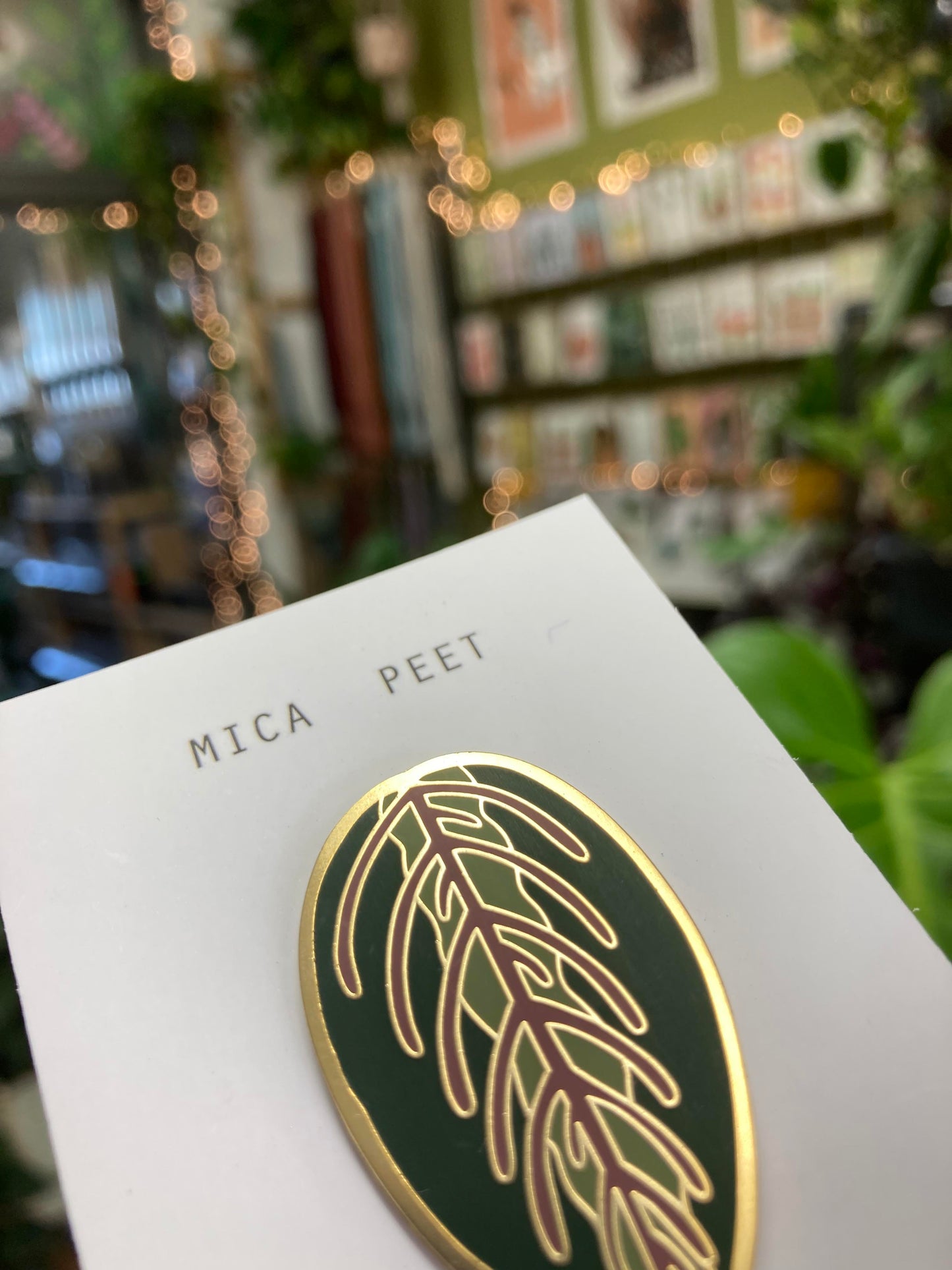 Maranta Enamel Pin