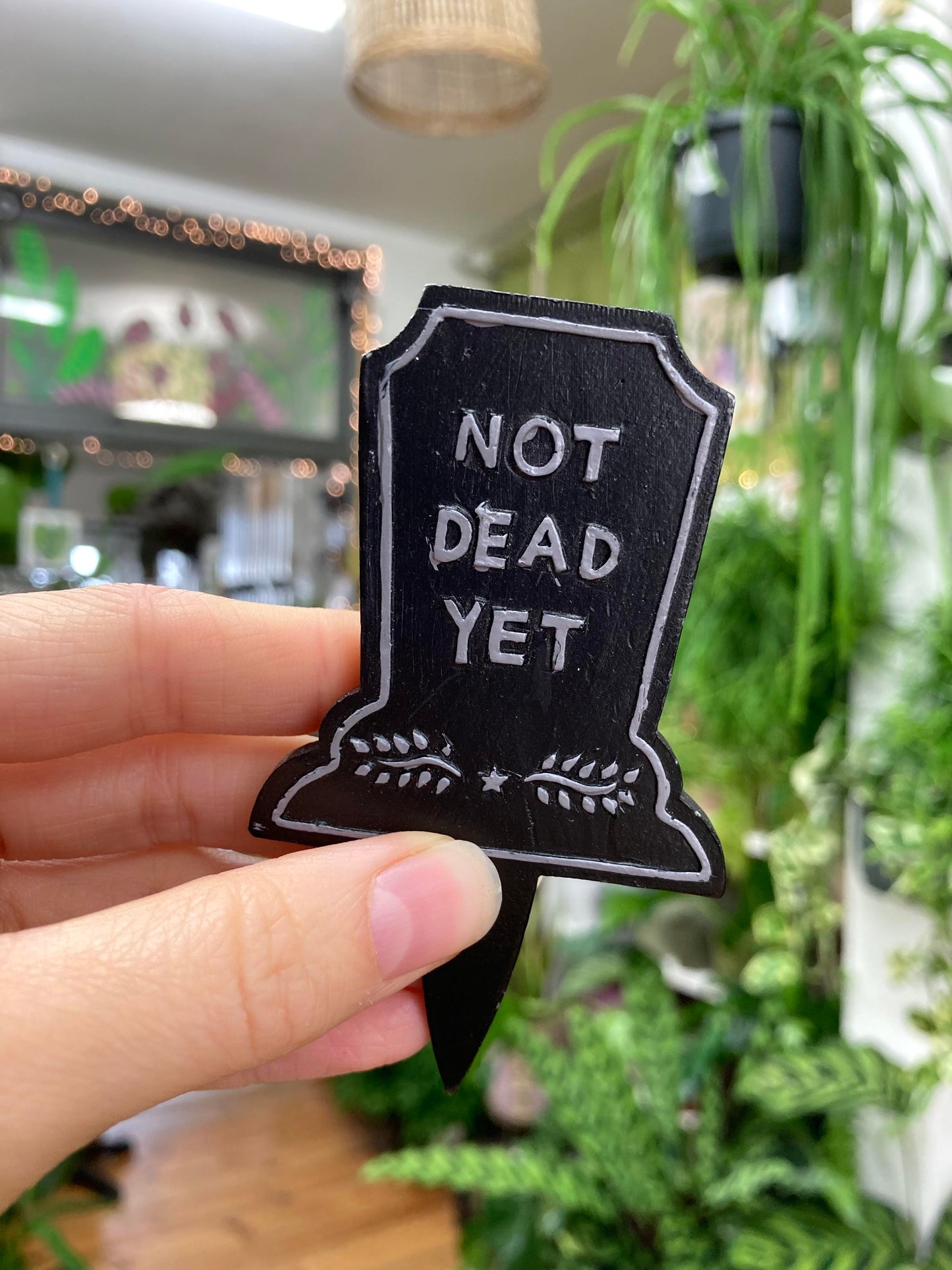 Tombstone Plant Markers