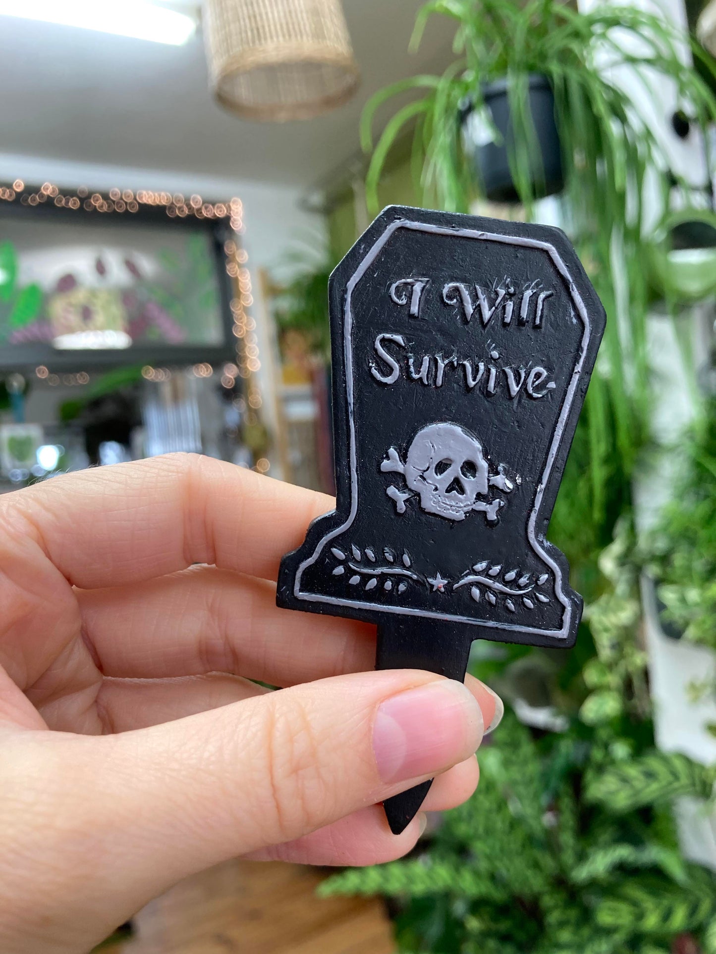 Tombstone Plant Markers