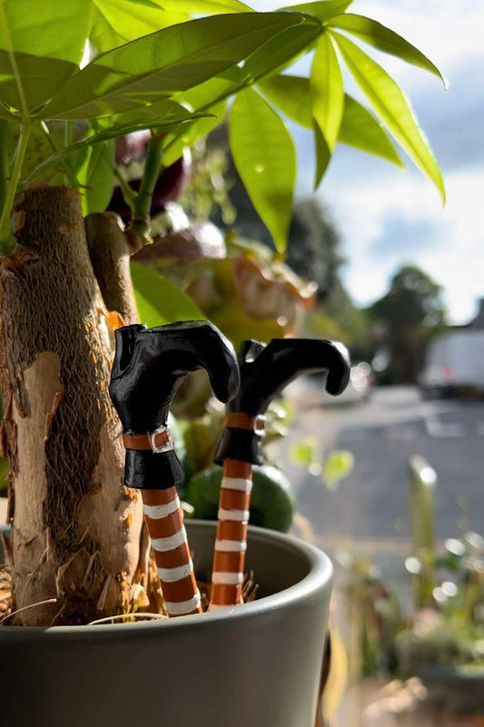 Witch Leg Plant Pot Ornaments