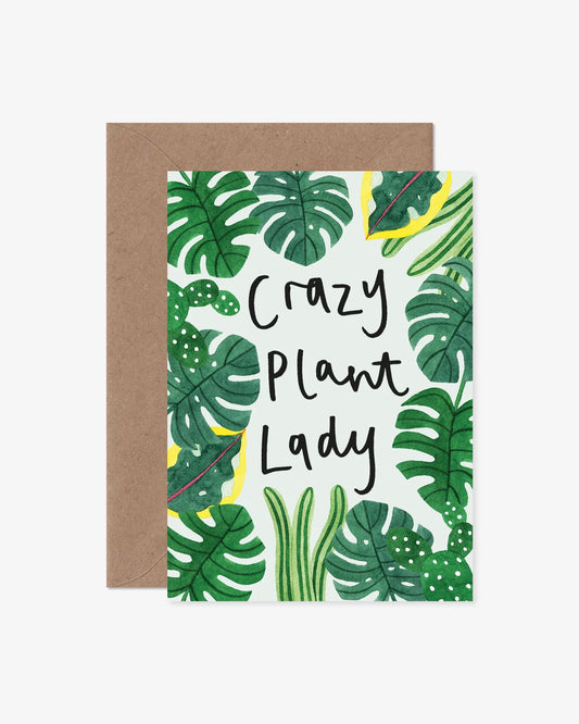 Crazy Plant Lady Card