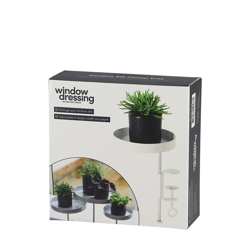 Window Sill Clamp Trays (Round)