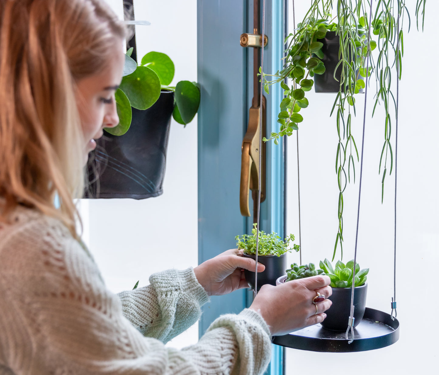 Hanging Plant Tray (Round)