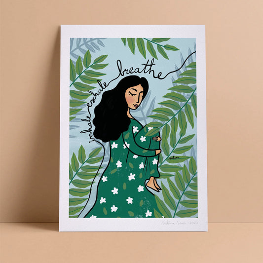 Inhale Exhale Breathe Print