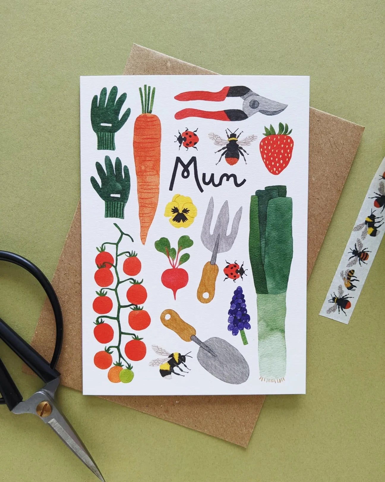 Mum Gardening Card