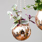 Disco Ball Hanging Planters