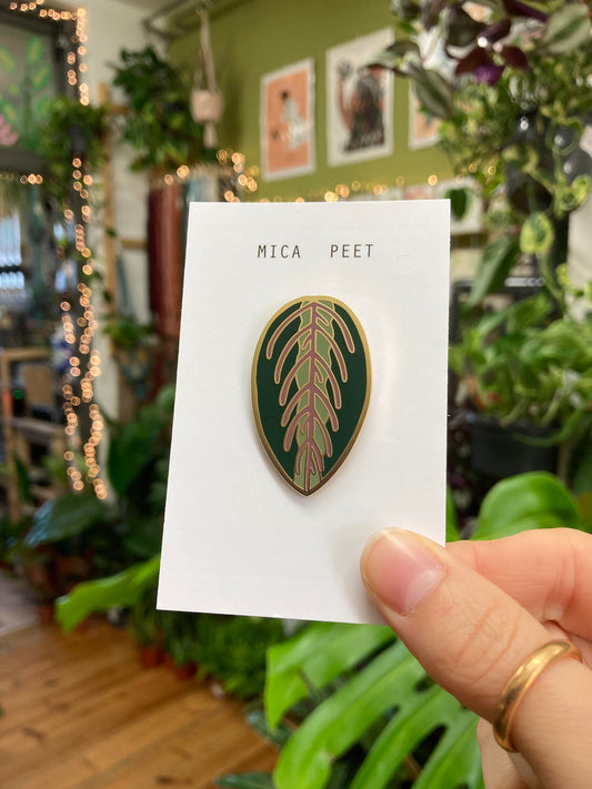 Maranta Enamel Pin