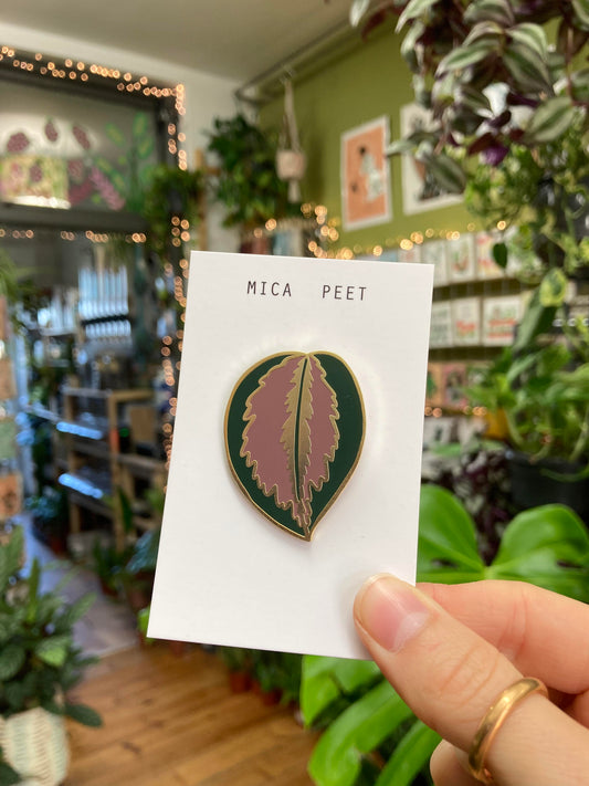 Calathea Enamel Pin