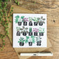 Potted Plants Happy Birthday Card