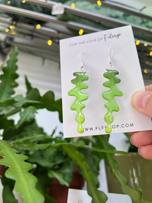 Fishbone Cactus Earrings