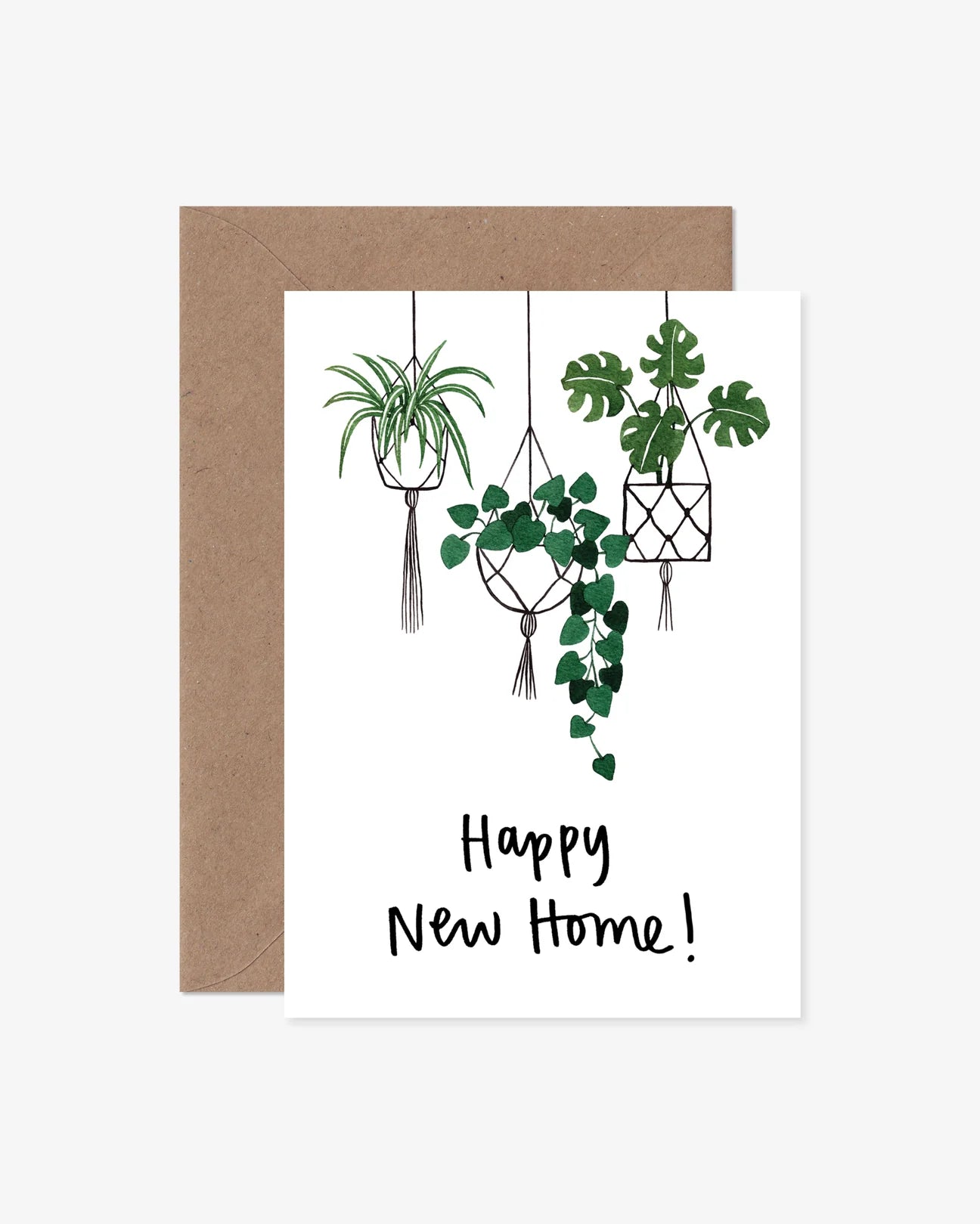 Hanging Plants Home Card