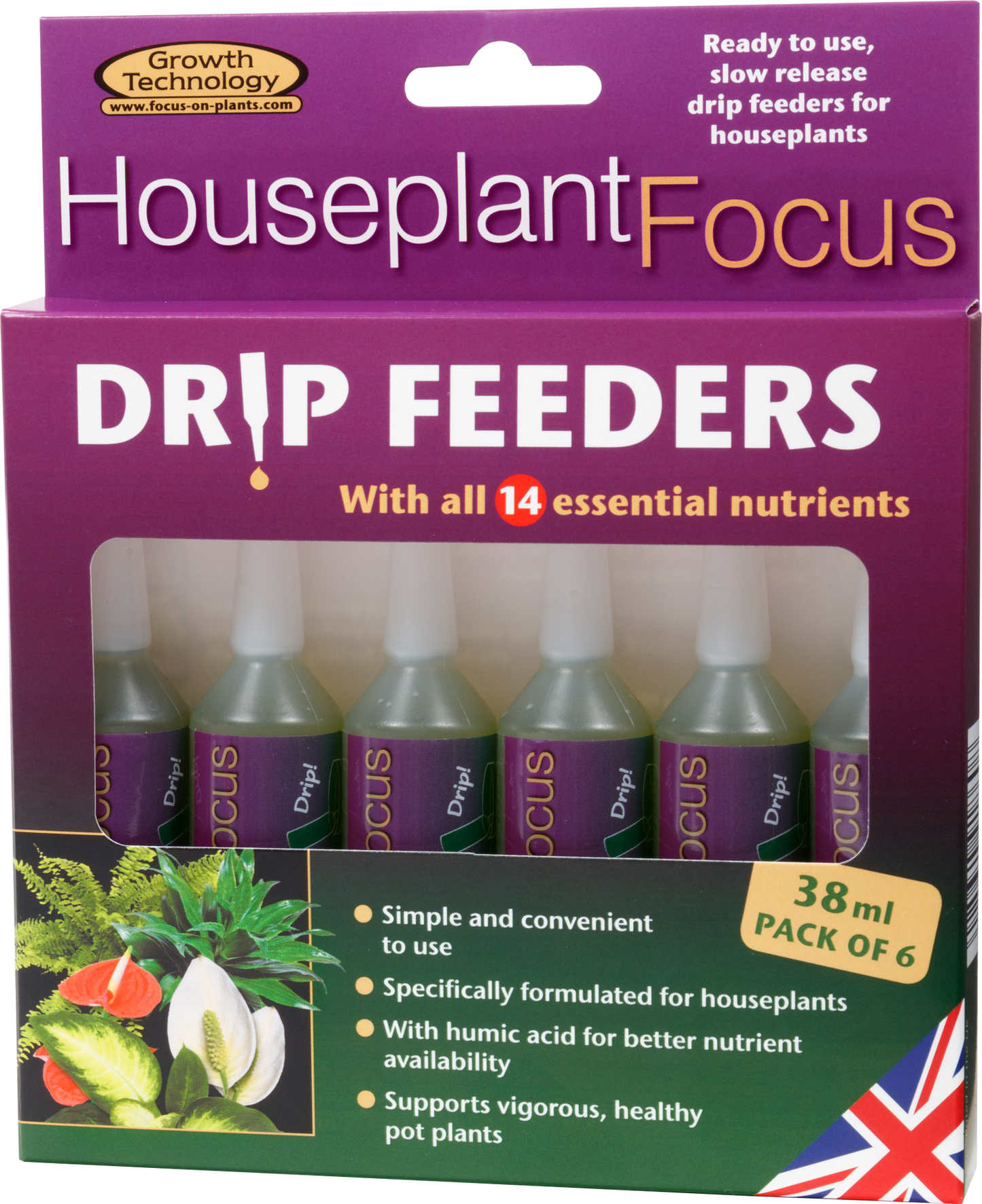 Houseplant Drip Feeders (Pack of 6)