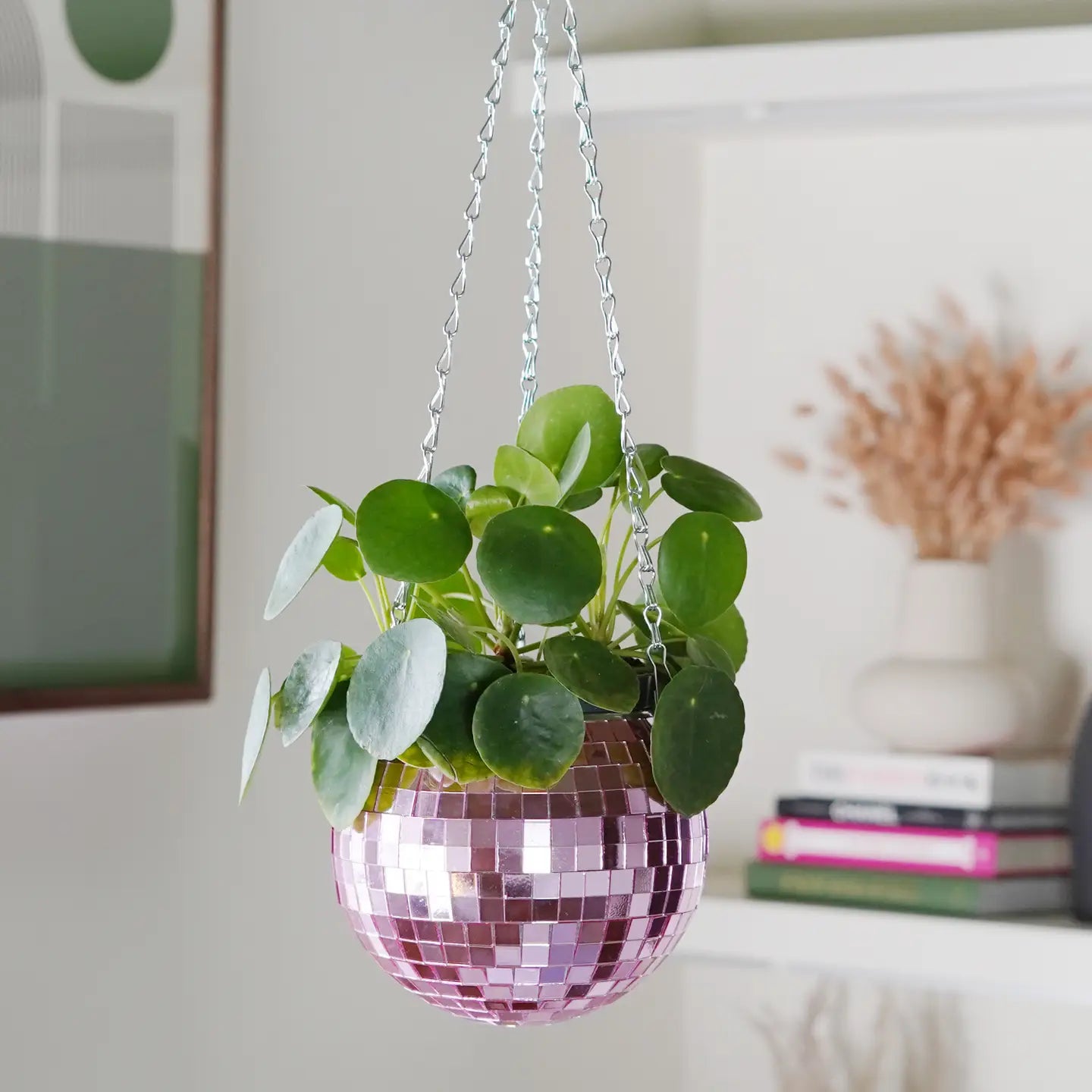 Disco Ball Hanging Planters