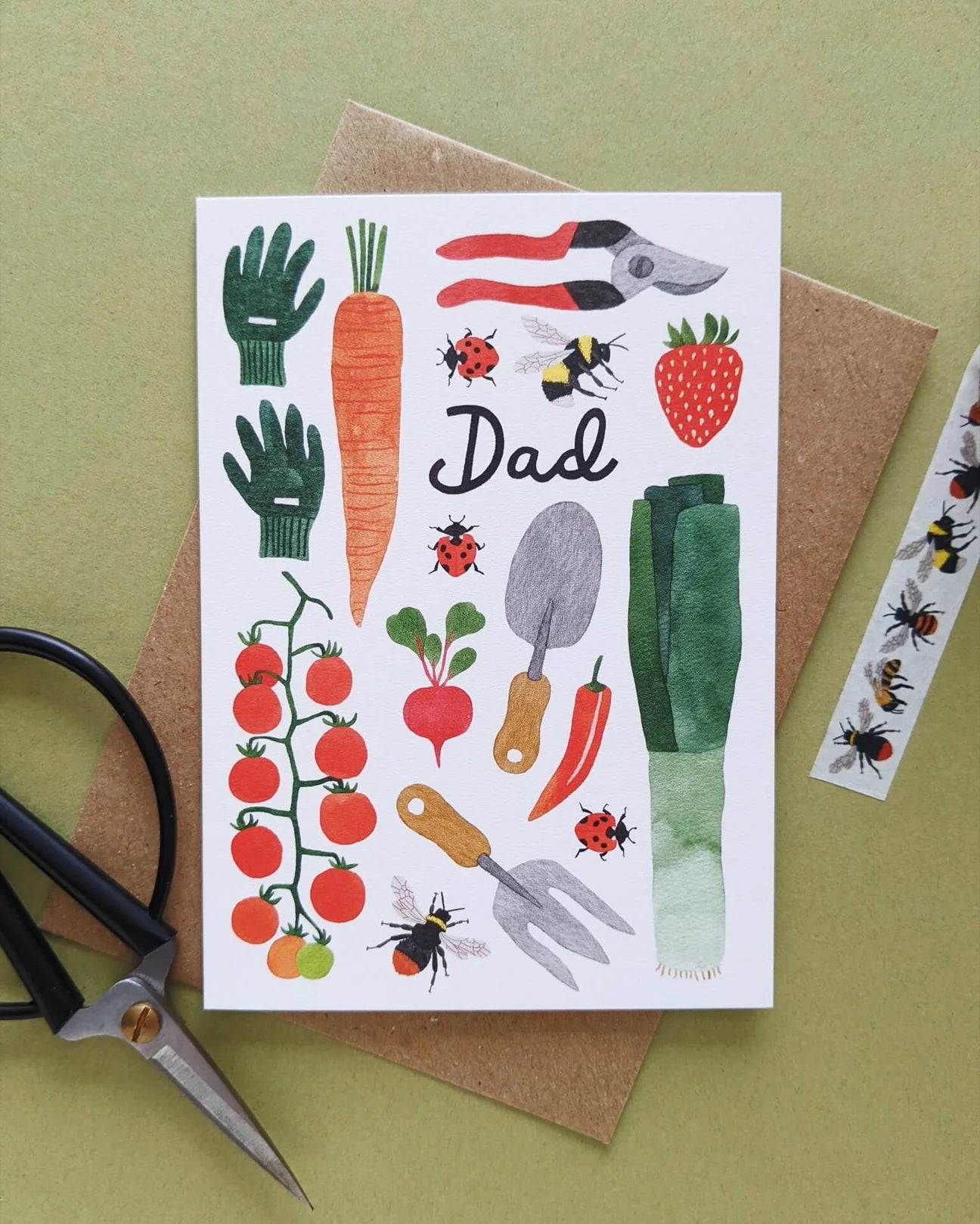 Dad Gardening Card