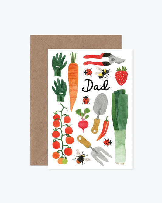 Dad Gardening Card