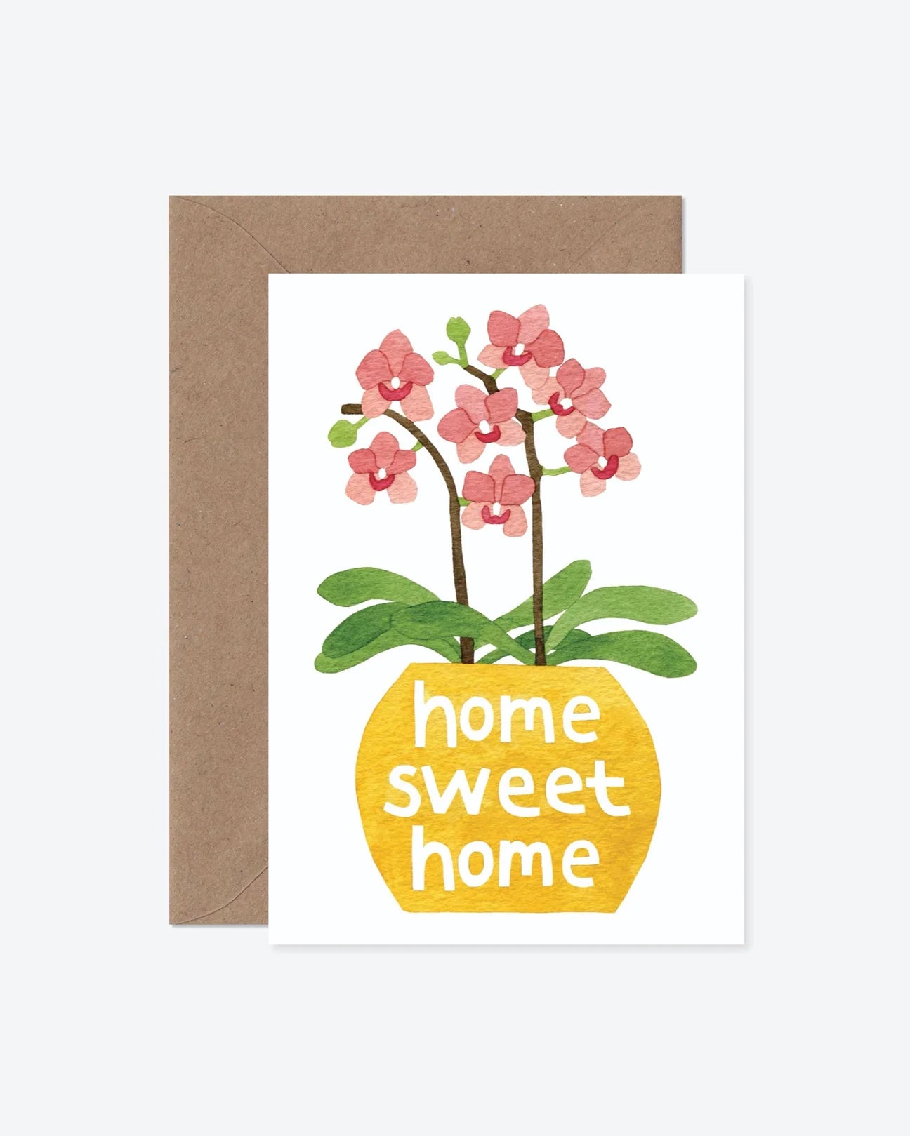 Home Sweet Home Orchid Card
