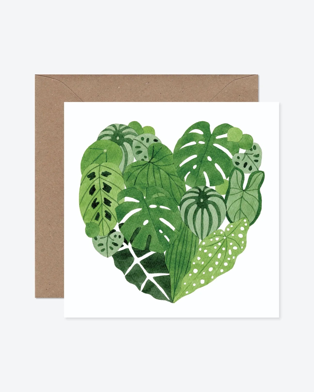 Houseplant Heart Card