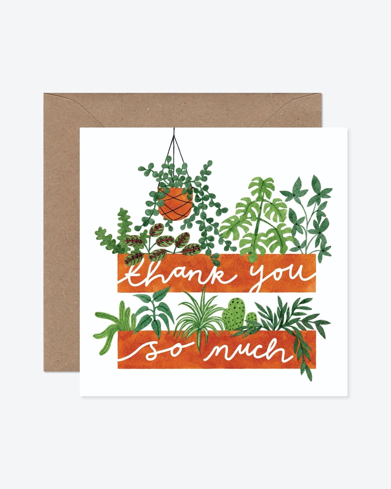 Indoor Plants Thank You Card