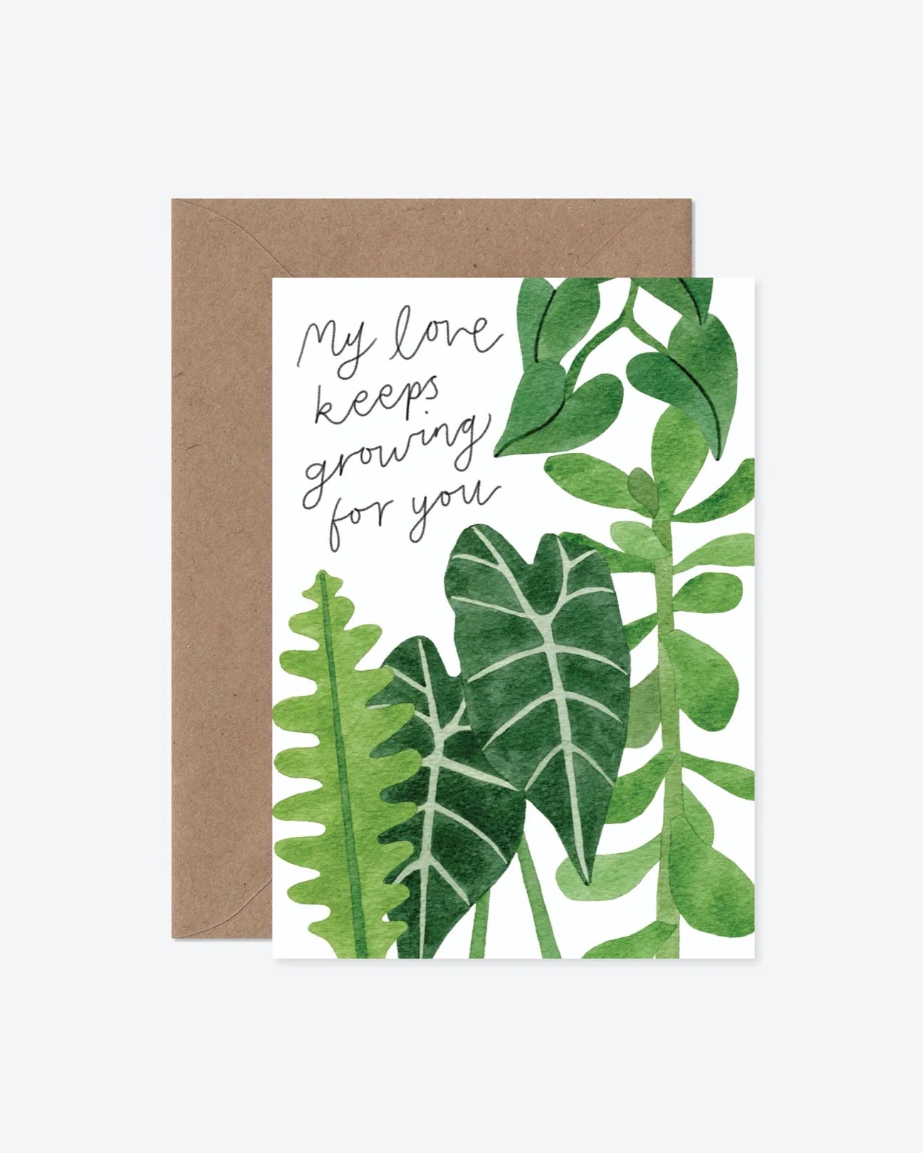 My Love Keeps Growing For You Card