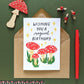 Magical Birthday Toadstool Card