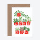 Potted Plants I Love You Card